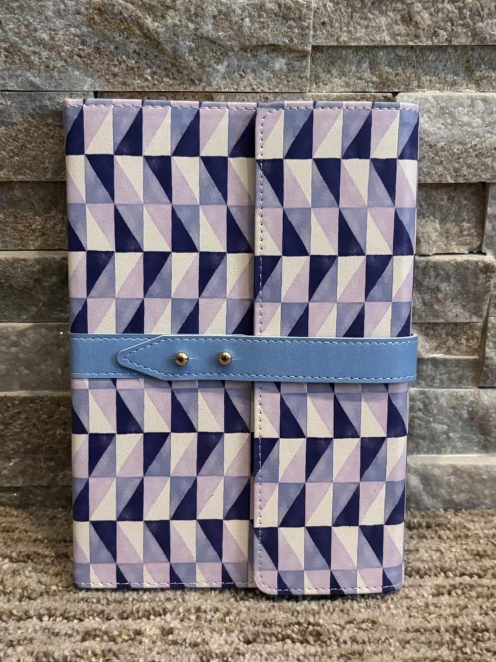 nota Purple Check Pattern Matching Notebooks & Pen Set - Picture 4 of 12